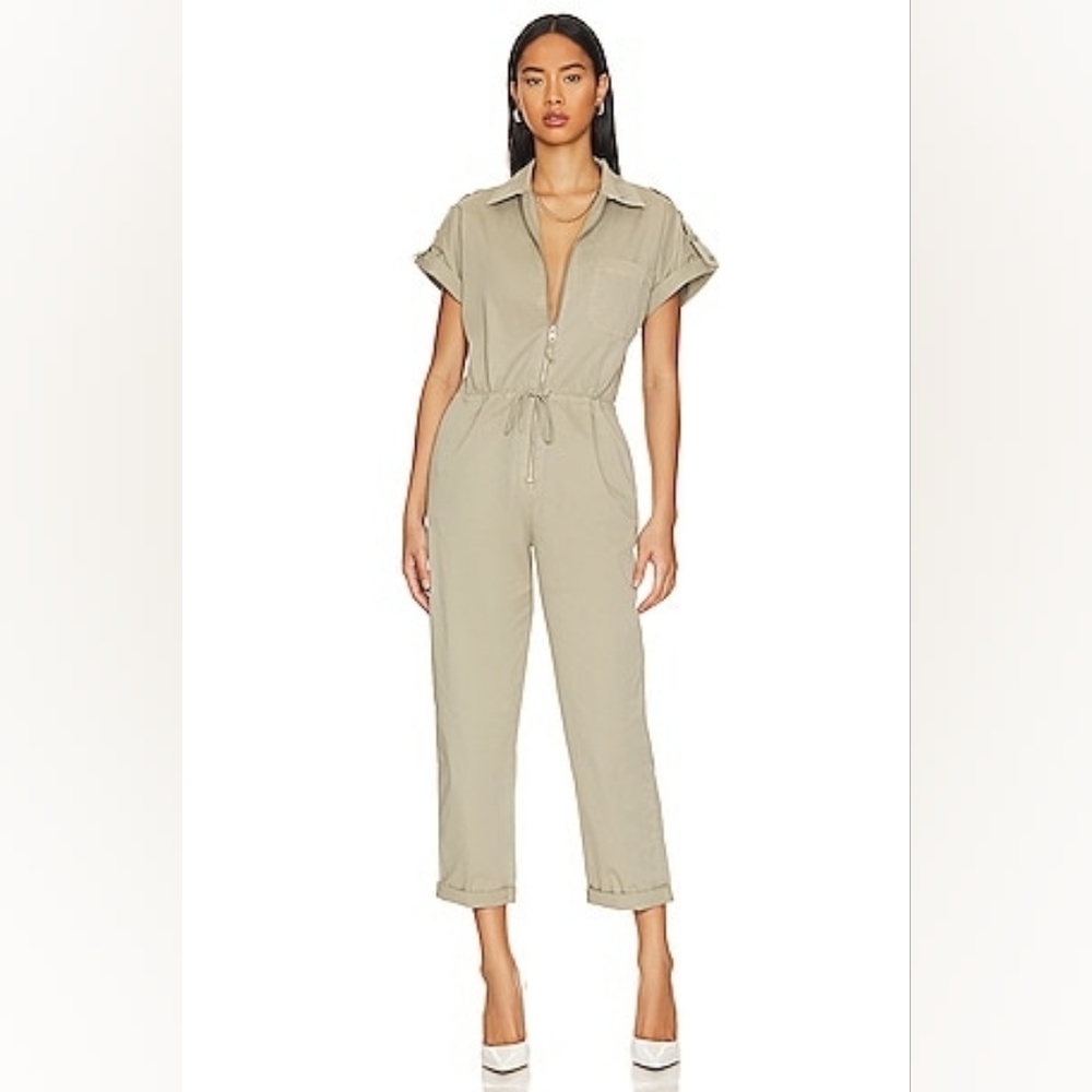 Pistola Revolve Jordan Jumpsuit Utility Boiler Zip Up Coveralls‎ Collar Large